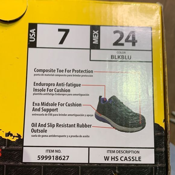 Herman survivors cassle composite toe shoes. Slip resistant oil resistant - Picture 8 of 8